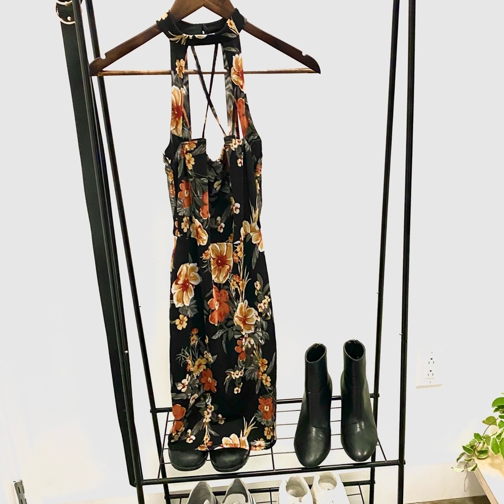 Floral Print Cocktail Dress